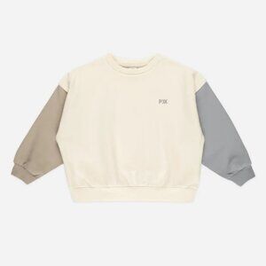 NWT - Rylee + Cru PLAŸ colorbloc sweatshirt size 2-3Y